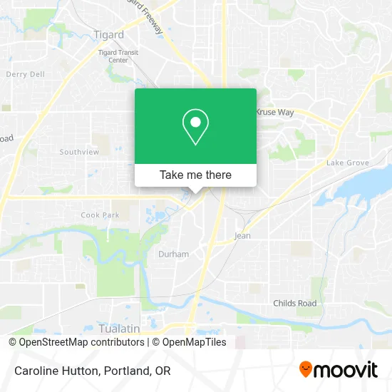 Caroline Hutton map