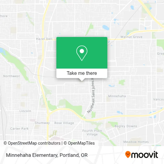 Minnehaha Elementary map