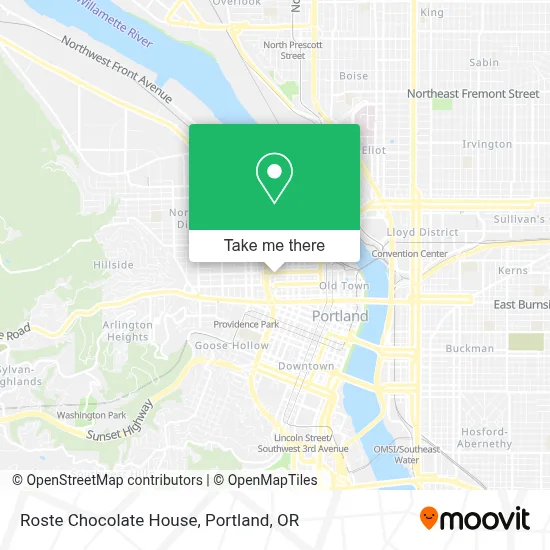 Roste Chocolate House map