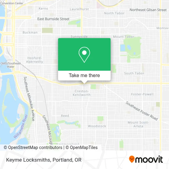 Keyme Locksmiths map