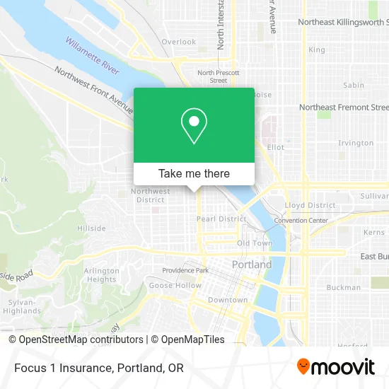 Focus 1 Insurance map