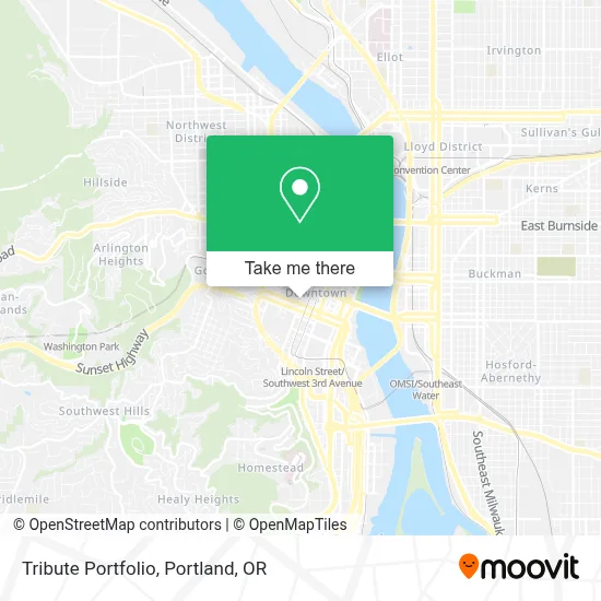Tribute Portfolio map