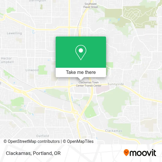 Clackamas map