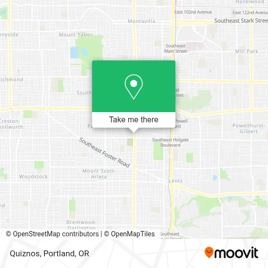 Quiznos map