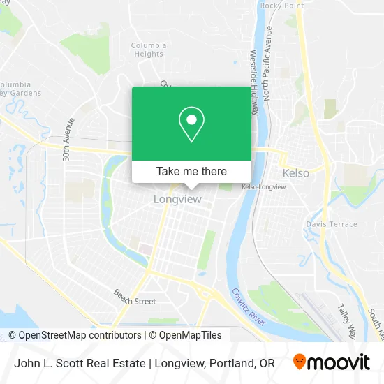 John L. Scott Real Estate | Longview map