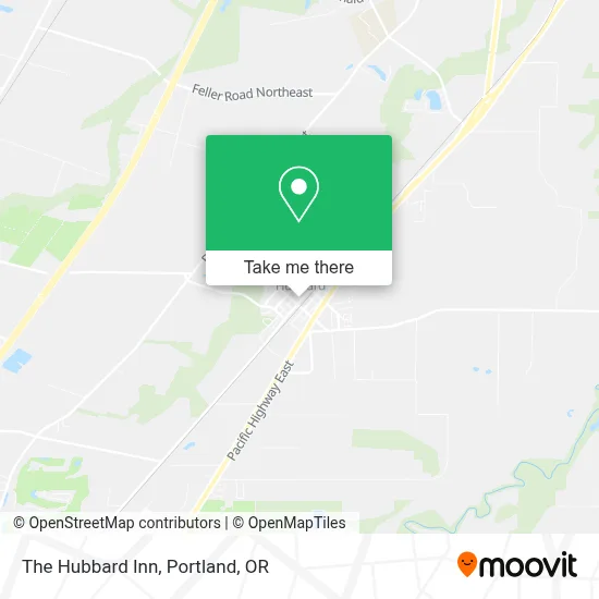The Hubbard Inn map
