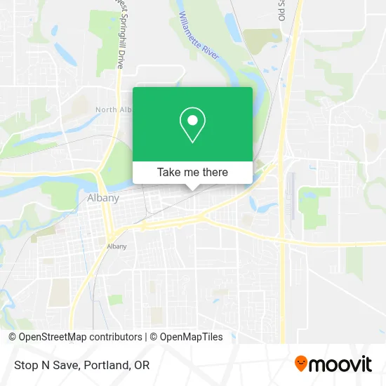Stop N Save map
