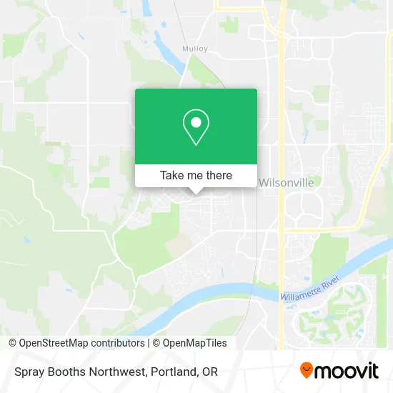 Spray Booths Northwest map