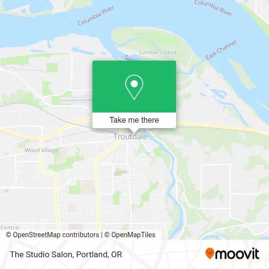 The Studio Salon map