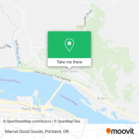Marcel Good Goods map