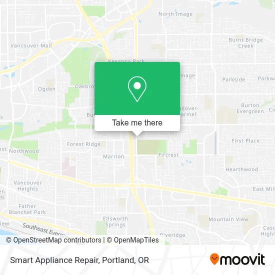 Smart Appliance Repair map