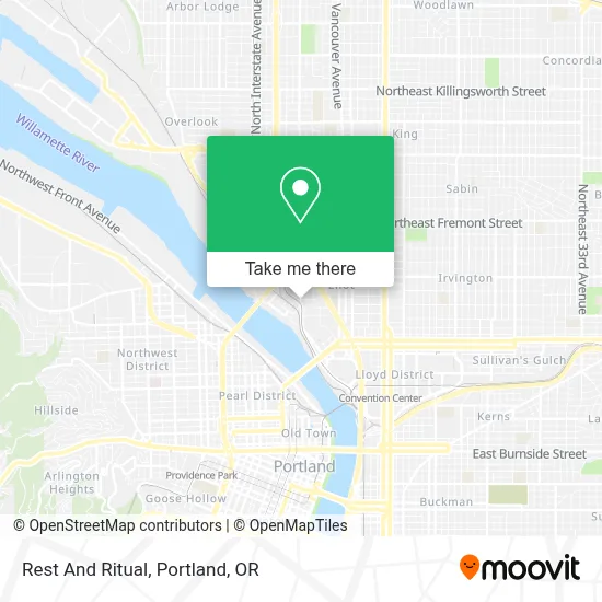 Rest And Ritual map