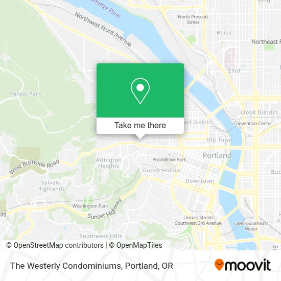 The Westerly Condominiums map