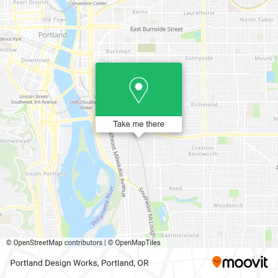 Portland Design Works map