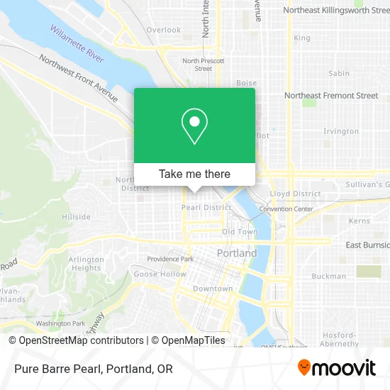 Pure Barre Pearl map