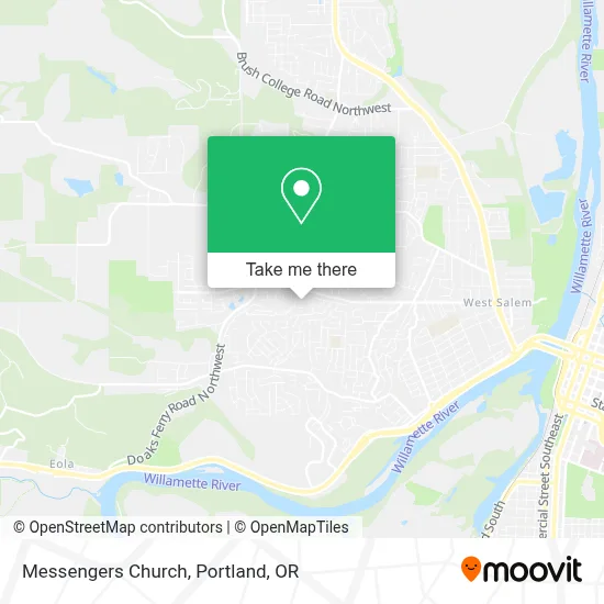 Messengers Church map
