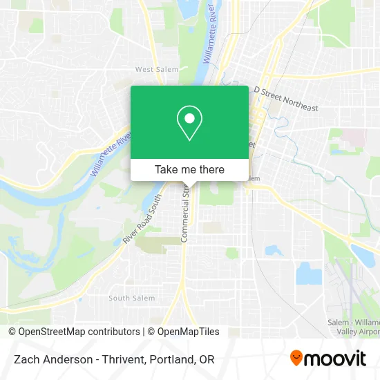 Zach Anderson - Thrivent map