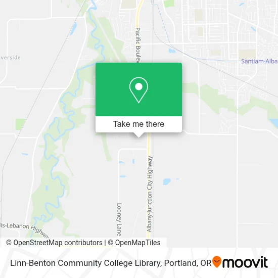 Linn-Benton Community College Library map