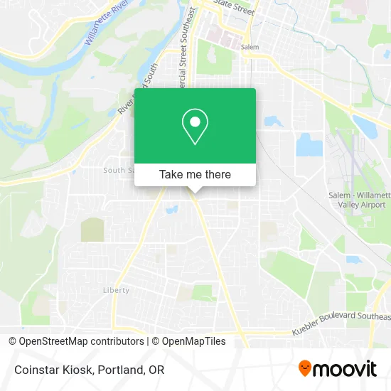 Coinstar Kiosk map