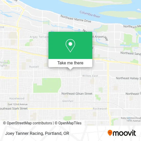 Joey Tanner Racing map