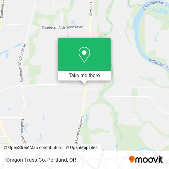 Oregon Truss Co map