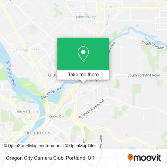 Oregon City Camera Club map