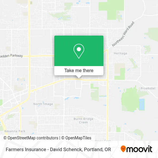Farmers Insurance - David Schenck map