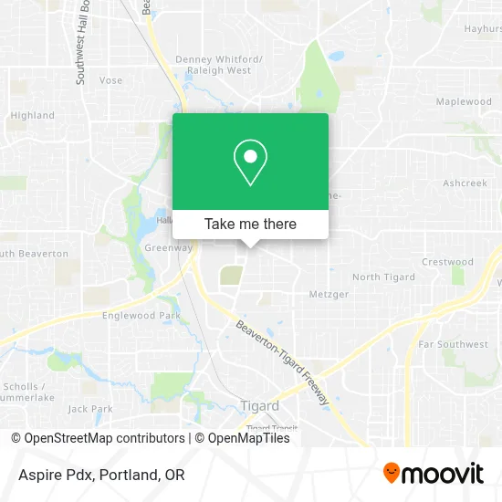 Aspire Pdx map