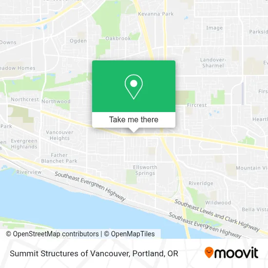 Summit Structures of Vancouver map