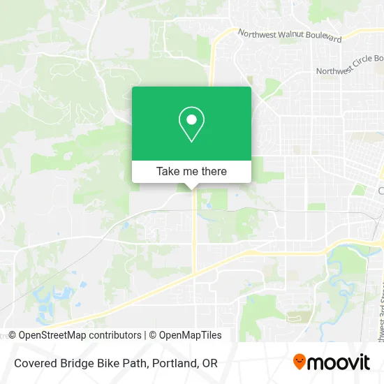 Covered Bridge Bike Path map