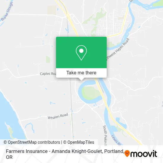 Farmers Insurance - Amanda Knight-Goulet map