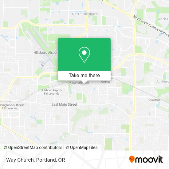 Way Church map