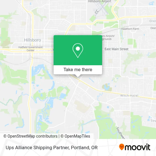 Ups Alliance Shipping Partner map