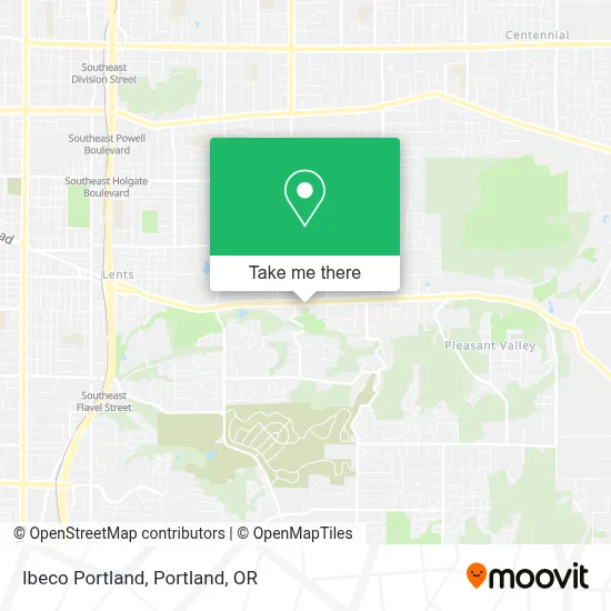 Ibeco Portland map