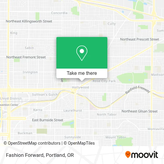 Fashion Forward map