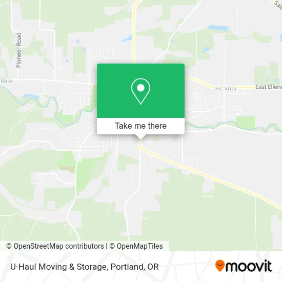U-Haul Moving & Storage map