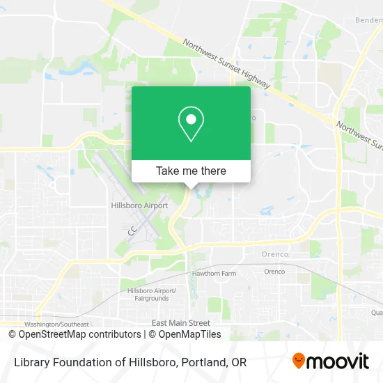 Library Foundation of Hillsboro map