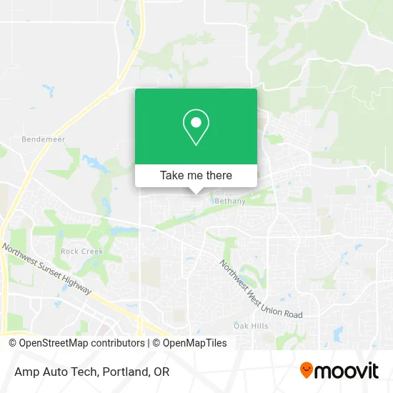 Amp Auto Tech map