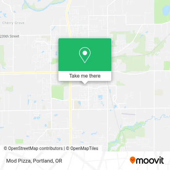 Mod Pizza map