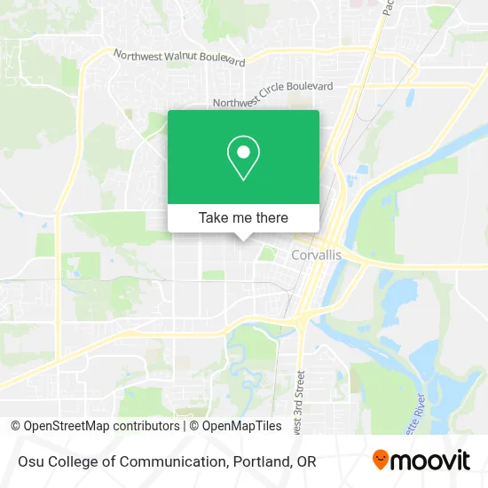 Osu College of Communication map