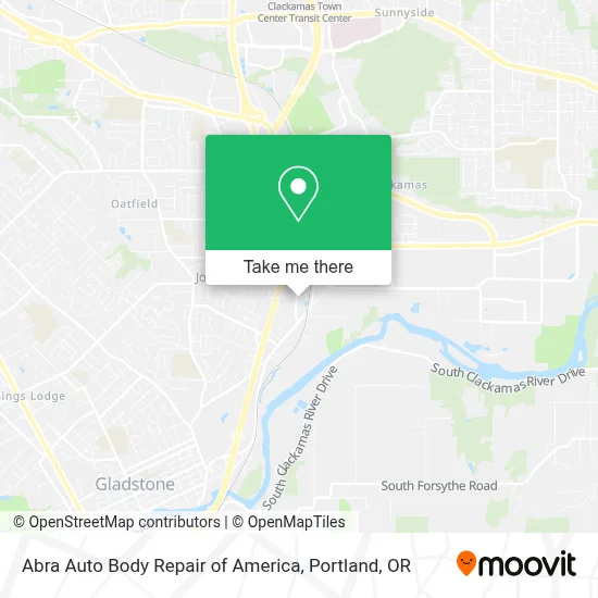Abra Auto Body Repair of America map