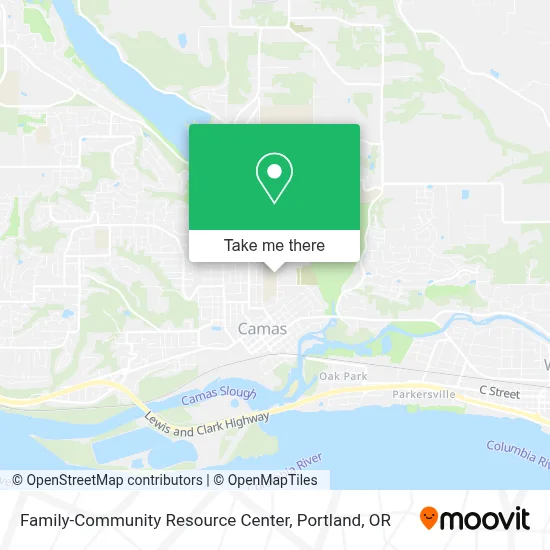Family-Community Resource Center map