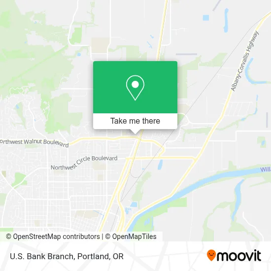 U.S. Bank Branch map