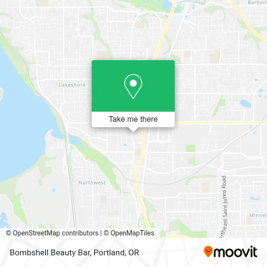 Bombshell Beauty Bar map