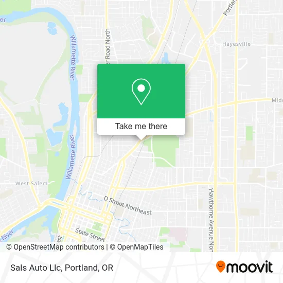 Sals Auto Llc map