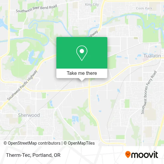Therm-Tec map