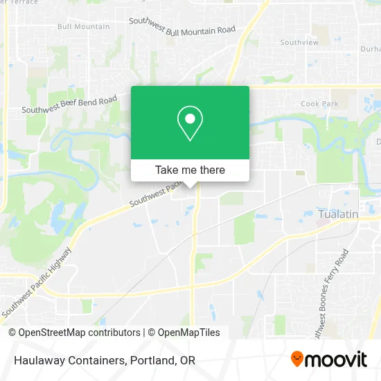 Haulaway Containers map