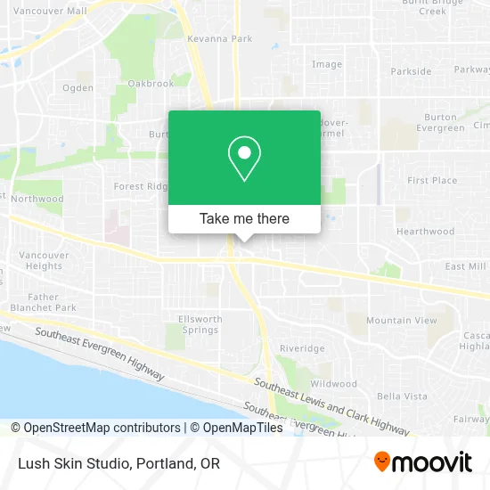 Lush Skin Studio map