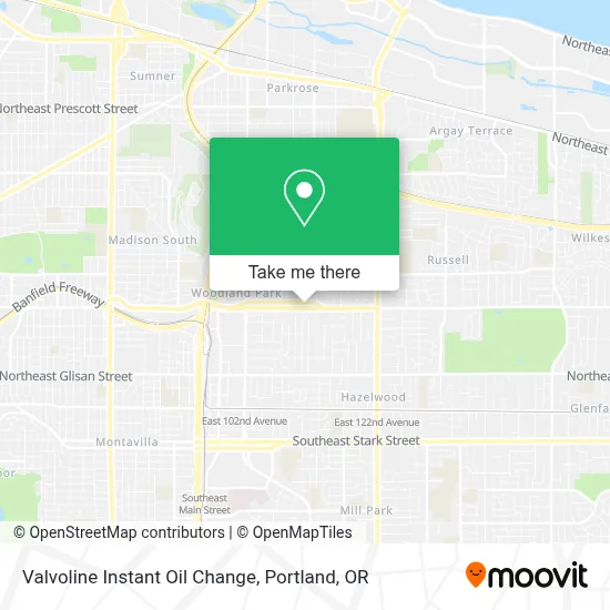 Valvoline Instant Oil Change map
