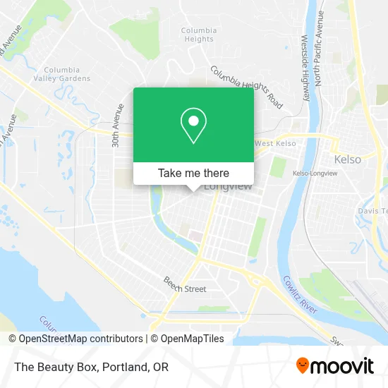 The Beauty Box map